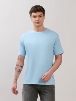 Espanshe - Zanaia - Slim Fit T-Shirt - Cool Blue