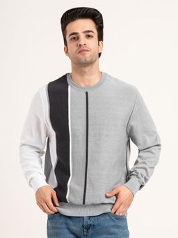 Red Tape - Light Grey Men Pullover Sweater for Winter
