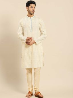 Amodh by Kisah - Men Multi Kurta (Set of 2)