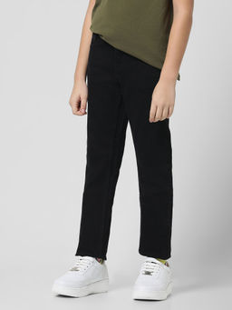 Jack & Jones Junior - Boys Solid Black Jeans