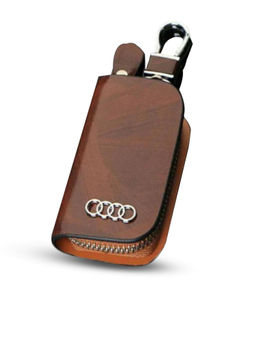 Inkmilan - Cozy Car Key Case Unisex Brown