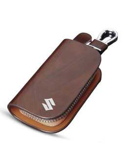 Inkmilan - Cozy Car Key Case Unisex Brown