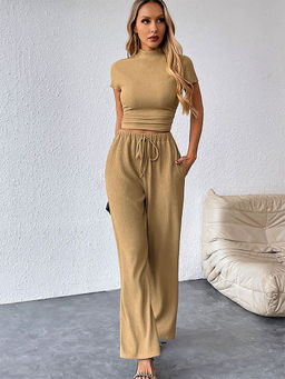 Outzidr - Beige Fitted Co-Ord Set