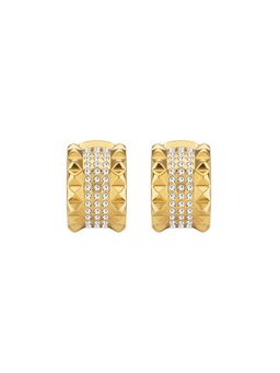 Police - Barrel Gold Earring For Ladies