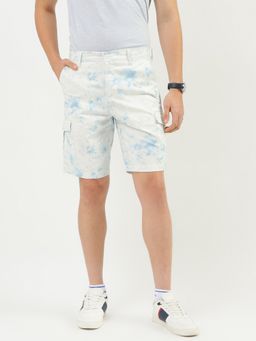 United Colors of Benetton - Printed Regular Fit Shorts White