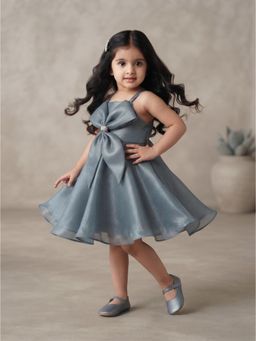 Blabber - Girls Green Tissue Dress