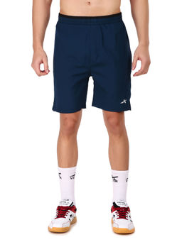 Vector X - Solid Pure Polyester Men Sports Shorts-Teal