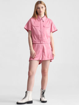 ONLY - Pink Co-Ord Set Shirt
