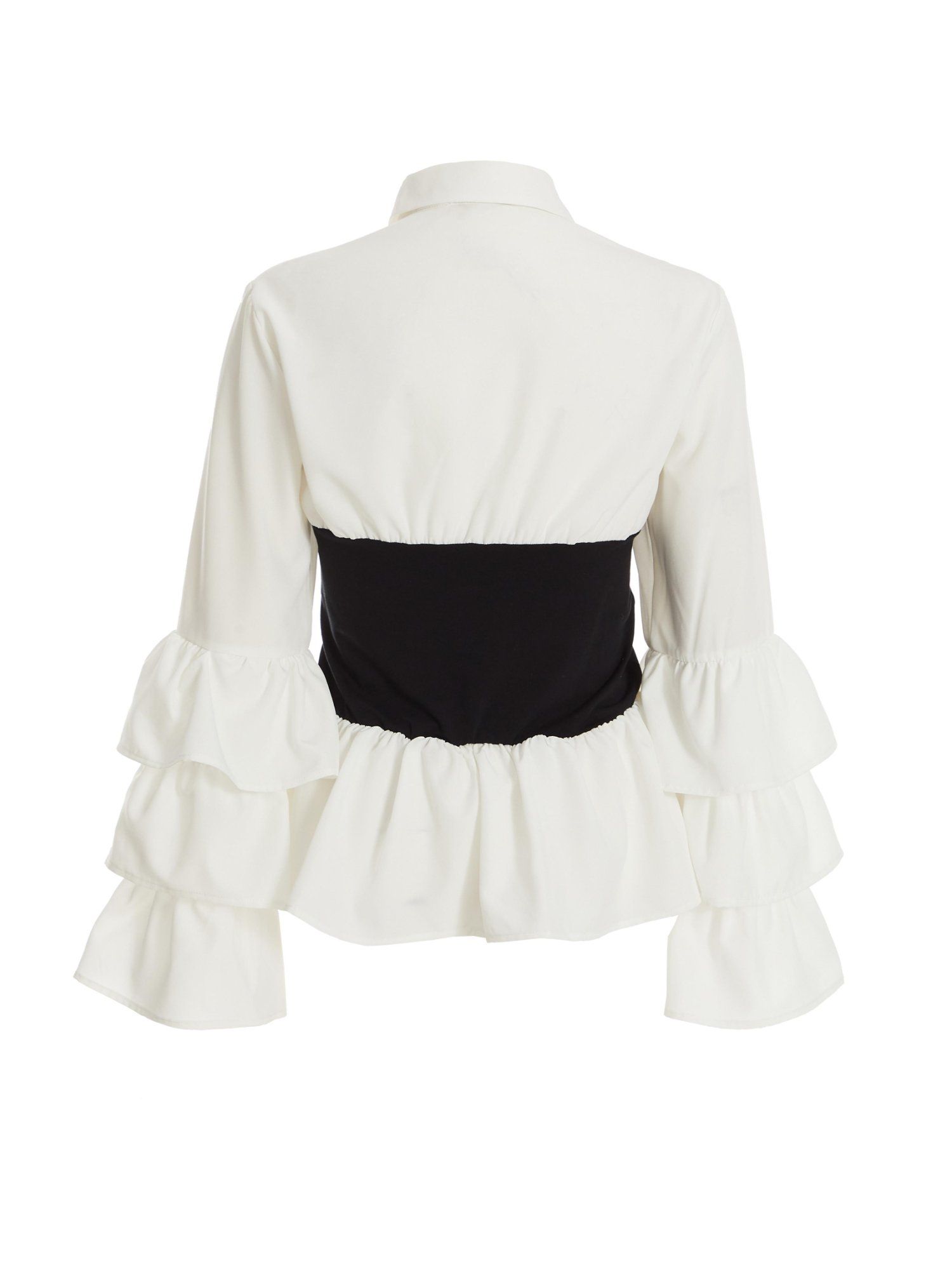 quiz white peplum top