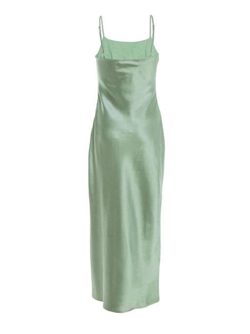 Buy Quiz Clothing Sage Green Satin Midi Dress Online