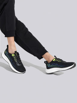 Neeman's - Men Trendy Casual Sneakers Black & Navy Blue