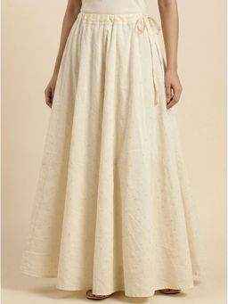Bcz Style - Women Plain Cream Skirt