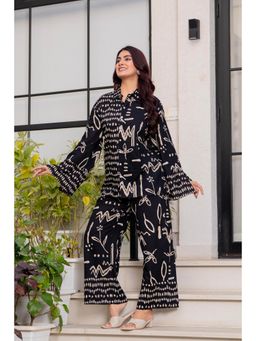 JAIPUR SARAI - Black Printed Co-Ord Set