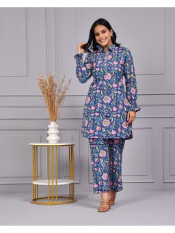 CHHAAP TILAK - Blue Blossom Co-Ord Set