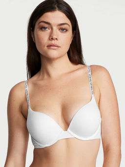 Victoria's Secret - Women White The T-Shirt Bombshell Add-2-Cups Push-Up Bra (36C)