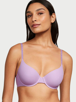 Victoria's Secret - Women Purple Lightly Lined Micro-Rib Demi Bra