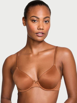 Victoria's Secret - Women Brown Body by Invisible Lift Unlined Smooth Demi Bra (36DD)