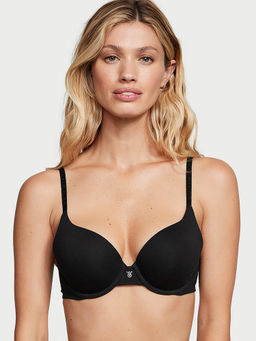 Victoria's Secret - Women Black Push-Up Cotton Perfect Shape Bra
