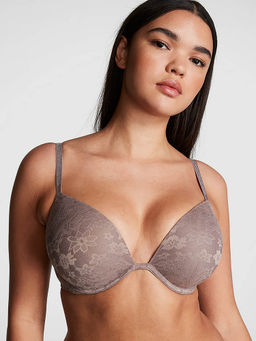 Victoria's Secret - Women Brown Wear Everywhere Super Push-Up Bra