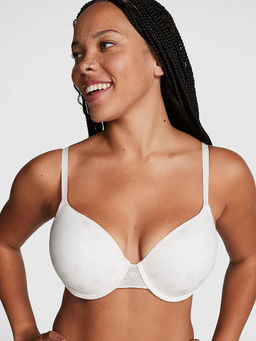 Victoria's Secret - Women White Wear Everywhere T-Shirt Lightly Lined Bra