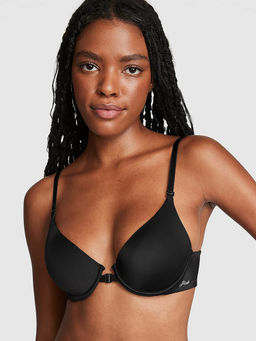 Victoria's Secret - Women Black PINK Flip It Reversible Front-Close Bra