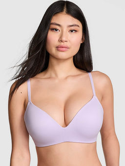 Victoria's Secret - Women Purple Wear Everywhere Push-Up Wireless Bra