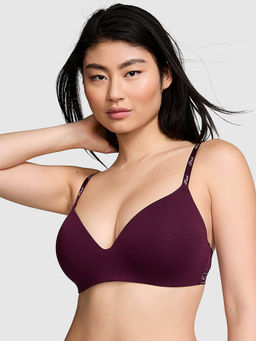Victoria's Secret - Women Wine Wear Everywhere Lightly Lined T-shirt Bra