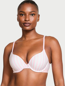 Victoria's Secret - Women White The T-shirt Push-Up Perfect Shape Cotton Bra