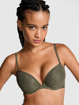 Victoria's Secret - Women Green Wear Everywhere Super Push-Up Bra