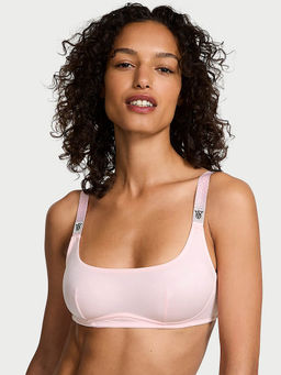 Victoria's Secret - Women Pink Very Sexy Shine Strap Scoop Bralette