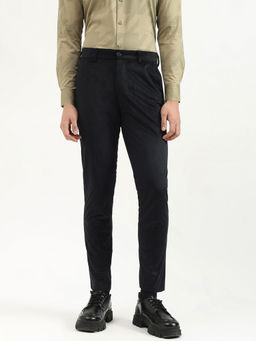 United Colors of Benetton - Black Solid Relaxed Fit Trouser