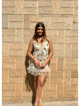 RAISHAA - White Artemis Mini Cocktail Dress