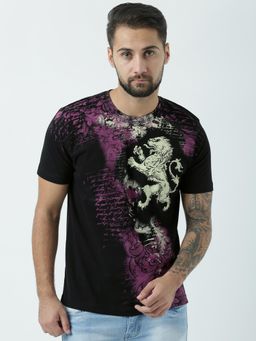 Huetrap - Mens Black Short Sleeve T-Shirt