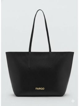 FARGO - Prestige Black with 15-Inch Laptop Compartment Tote Bag