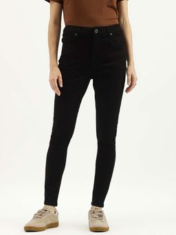 United Colors of Benetton - Women Black Solid Skinny Fit Basic Jeans