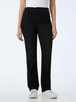 Pepe Jeans - Women Black High Rise Straight Fit Powerflex Jeans