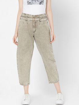 Spykar - Grey Cotton Skinny Fit Jeans