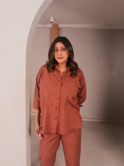 WHY SO BLUE - Brown Rae Shirt