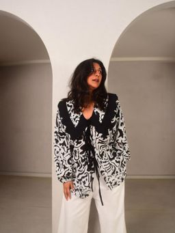 WHY SO BLUE - White Nia Shirt