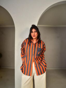 WHY SO BLUE - Orange Hazel Shirt