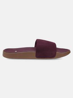 Puma - Men Wine Lead Cat Palermo Foil Sliders