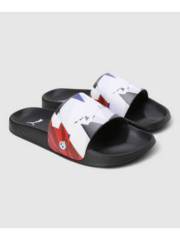 Puma - Men Black Bmw Mms Lead Cat Graphic Sliders