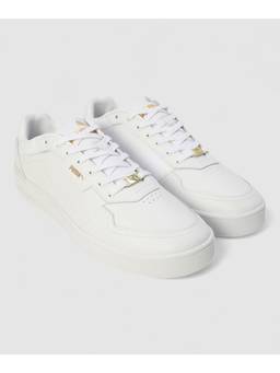 Puma - Unisex White Court Classic Lux Res Sneakers