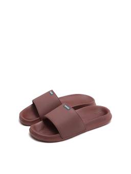 Rare Rabbit - Men Rust Solid Sliders