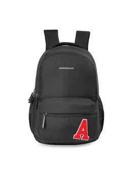 Aeropostale - Marlin Unisex Polyester 14 inch Laptop Backpack-Black (M)