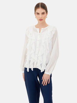 Kazo - June Full Sleeves Blouse