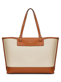 MIRAGGIO - Miranda Colorblock Tote Bag for Women - Ivory