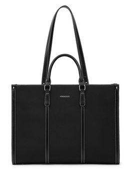 MIRAGGIO - Beverly Black Shoulder Tote Bag for Women