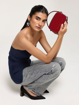 MIRAGGIO - Red Mabel Crossbody Bag for Women