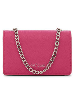 MIRAGGIO - Pink Suzie Crossbody Bag for Women
